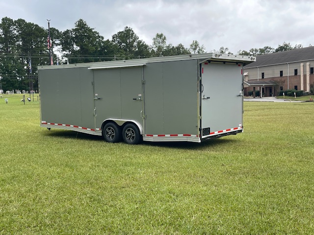 8.5' x 24' Enclosed Car Hauler - Rental option thumbnail 4